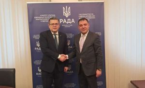 Олександр Мережко зустрівся з Надзвичайним і Повноважним Послом Азербайджанської Республіки в Україні Сеймуром Мардалієвим